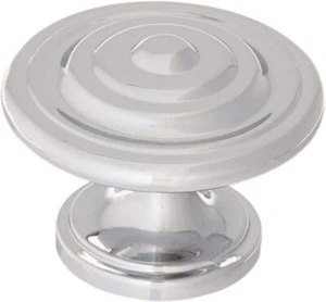 50 Chrome Knobs Cabinet Dresser Hardware - Picture 1 of 2