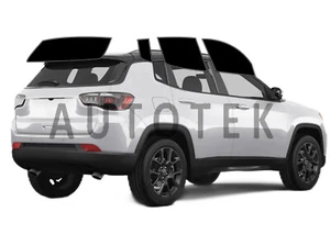 PreCut All Sides + Rear Window Film Any Tint Shade For Jeep Compass 2017-2025 - Picture 1 of 11