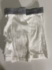 Two Pair Vintage Hanes Boxer Briefs White With Grey Waistband SMALL 28-30