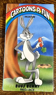 VHS Cartoons-R-Fun "Bugs Bunny" Fresh Hare 1989 NEW & SEALED *FREE SHIPPING* - Image 1 of 2