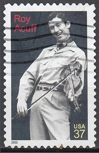 EE. UU. Sellado Roy Acuff Cantante Música Country Instrumento Violín Entretenimiento /601 - Imagen 1 de 1