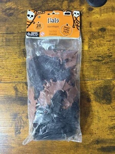 Bats Trick Or Treat Halloween Party, Prank 28 Pieces Brown Black Amscan - Picture 1 of 3