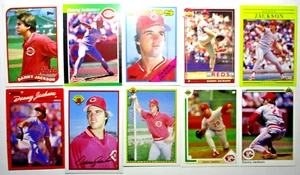 Danny Jackson Baseball Card Lot of 10 Cards - Cincinnati Reds Vtg P - Lot #36B - Picture 1 of 7