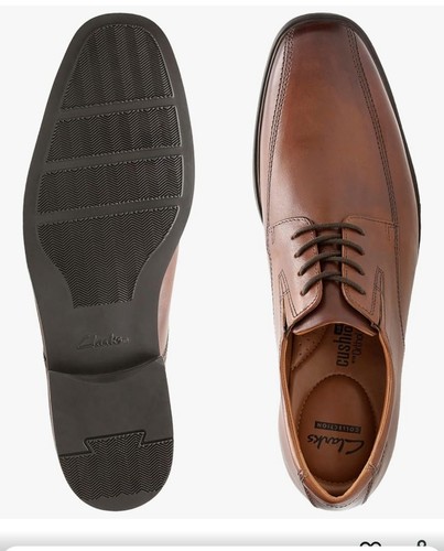 Scarpe uomo Clarks formali *Tilden Walk* taglia 8 G euro 42