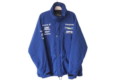 Vintage VOLVO S40 Racing by Oscar Jacobson Jacket Size XXL blue 90s Rally Team - Image 1 of 4