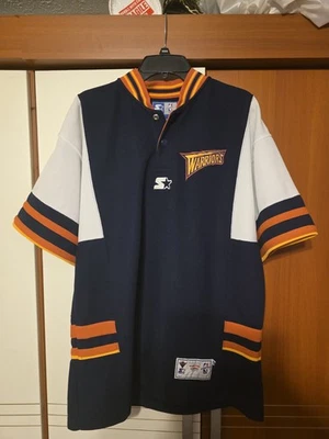 Chaqueta Jersey Uniforme Calentamiento Auténtico NBA Golden State Warriors Años 90 Foto 1 de 4