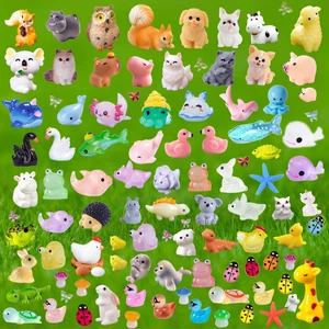 150 Pcs Mini Resin Animals Miniature Animal Figurines Small Tiny Animal Figures  - Picture 1 of 12