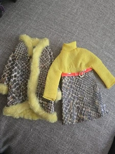 Vintage Barbie 1965 Francie #1245 Snake Charmer Outfit: Coat Dress - Picture 1 of 17