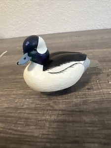 Jett Brunet Ducks Unlimited Miniature Bufflehead Duck Mini Decoy 2015 - Picture 1 of 10