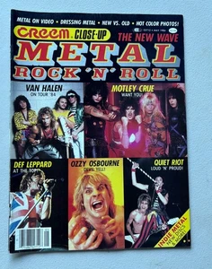 Creem Close-Up Metal Rock N Roll Mai 1984 Ozzy Osbourne Motley Crue Van Halen - Bild 1 von 6