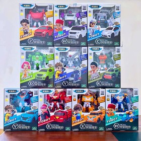 Color Box Tobot Transform Car Action Doll MINI Warrior Car Children's Gift
