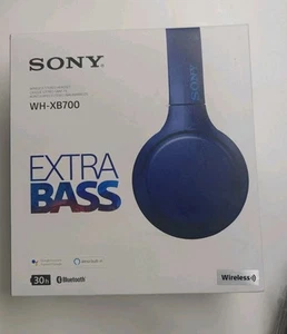 Open Box Sony WH-XB700 Cuffie On-Ear Wireless Extra Bass Blu A++ 10/10 - Foto 1 di 2