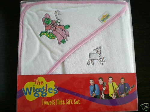 BUBBA BLUE - Wiggles Dorothy The Dinosaur Hooded Towel/Mitt Set - BRAND NEW - image 1 of 1