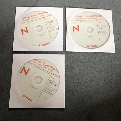 Betriebsystem Novell Linux Desktop V9 auf drei cds Powered By Suse Linux - Bild 1 von 4