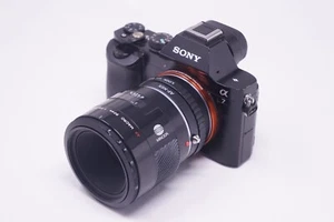 SONY E MOUNT ADAPTED 50MM F/2.8 MINOLTA MACRO PRIME LENS ALL A7 NEX,A6000 - Picture 1 of 13