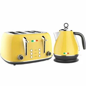 Vintage Electric Kettle and Toaster SET Combo Deal Stainless Steel Not Delonghi - Picture 1 of 3