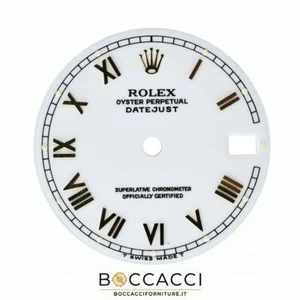 ROLEX Dial Quadrante OYSTER Perpetual Datejust White Roman ’’Swiss Made’’ X C... - Picture 1 of 3