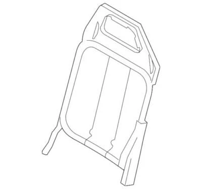 Genuine Ford E Series Super Duty 2009-2023 Front Seat Back Frame 9C2Z-1561018-A - Image 1 of 2