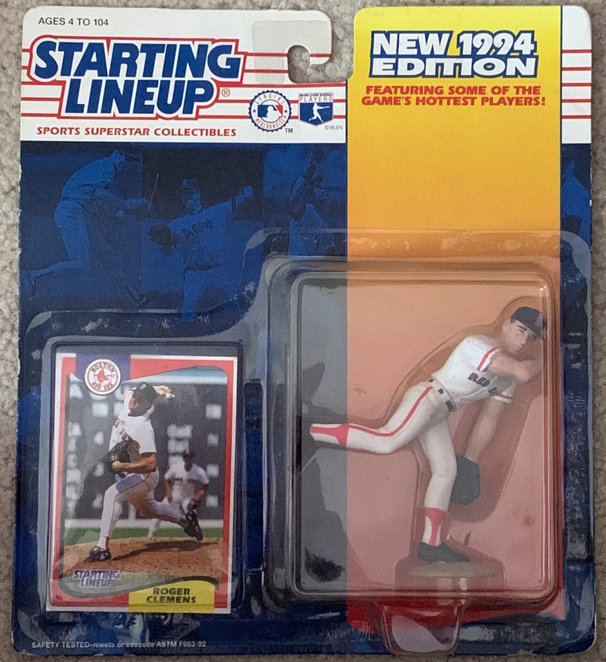 Roger Clemens Boston RED SOX Baseball 1994 Starting Lineup New York Yankees SLU - Image 1 of 1