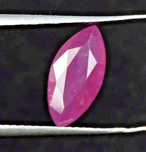 AAA CERTIFIED 100% Natural Mozambique Ruby Loose Marquise Gemstone Cut 12x6 MM - Picture 1 of 6