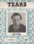 Ken Dodd Tears sheet music UK Keith Prowse 4 page a4 sheet music booklet with