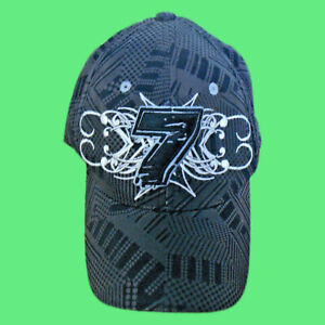 NASCAR #7 Embroidered Tek Flex Cotton Cap 
