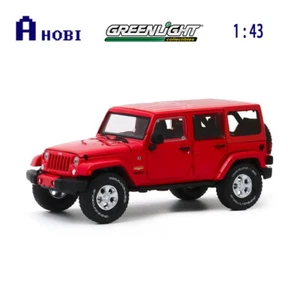Greenlight 1:43 Scale Limited Edition Firecracker Red 2017 Jeep Wrangler Sahara - Picture 1 of 2