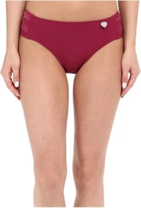 Body Glove Wom Smoothies Nuevo Contempo Full Cover Bikini Bottom Black Plum XL - Picture 1 of 2