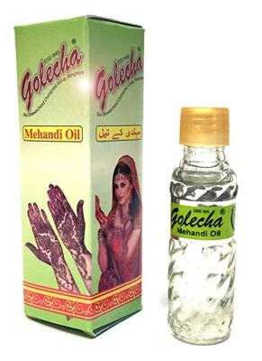 Golecha Mehandi Oil - 1 bottle of 6 ml suitable for henna tattoo