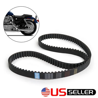 Rear Drive Belt 128T 1-1/8" Fit for Harley Davidson Sportster 883 1200 XL Buell - Imagem 1 de 4