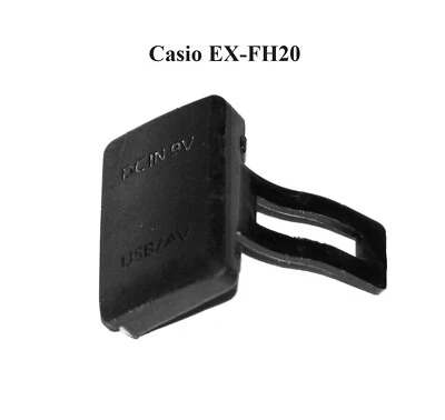 USB Port Rubber Cover  For Casio EXILIM EX-FH20 Digital Camera - Repair Parts - Image 1 of 2