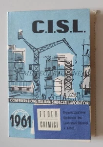 CISL - Federchimici, Tessera 1961 - Picture 1 of 3