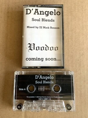 D'ANGELO Voodoo Soul Blends PROMO CASSETTE Album DJ MARK RONSON R&B lp MIXTAPE - Image 1 of 4