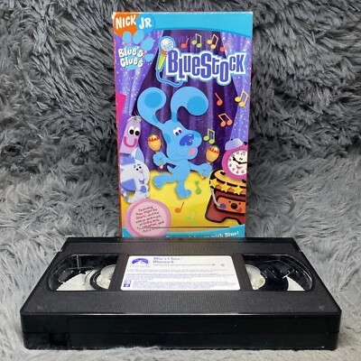 Blues Clues - Bluestock: Sing and Dance with Blue! VHS Tape 2004 Cartoon RARE - Image 1 of 4