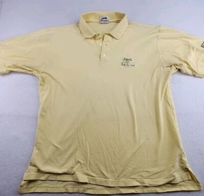 Camisa polo de golf Butte Des Morts Country Club Wisconsin para hombre XL amarilla de algodón Foto 1 de 4