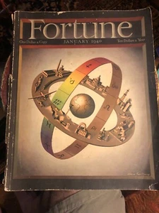 Vintage FORTUNE Magazine January 1940 - Picture 1 of 6