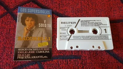 SERGIO FACCHELLI **Los Supersingles Vol. 2** ORIGINAL 1981 Spain CASSETTE - Image 1 of 3