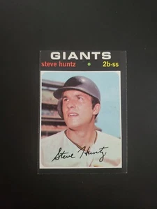 1971 Topps #486 Steve Huntz - San Francisco Giants - EX-MT OC - Picture 1 of 2
