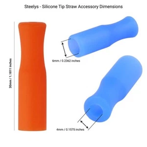 Silicone Straw Tips 40 pcs - Picture 1 of 1