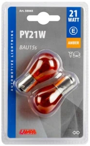Lampadine Lampade Arancio 1 Filamento PY21W 12V 21W Direzione Frecce Auto C58065 - Foto 1 di 5