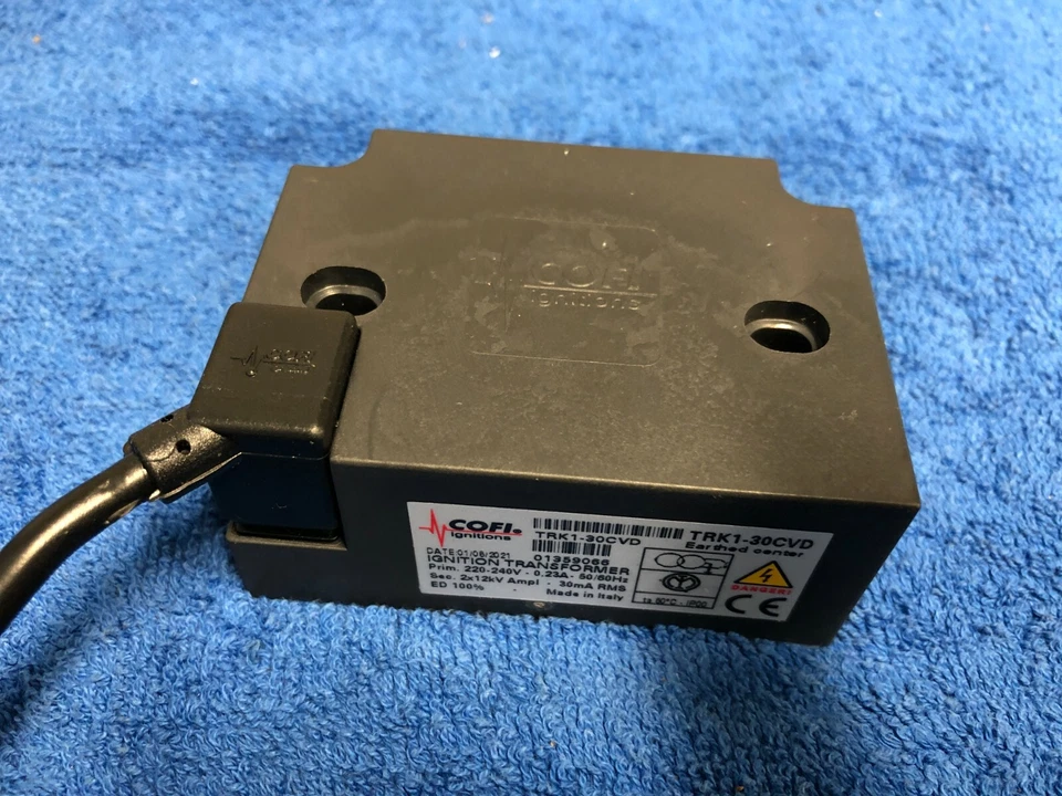 STEAM CLEANER JETWASH IGNITION BOILER BURNER SPARK 240VOLT COFI TRK1-30CVD 30mA