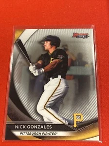 2020 Bowman’s Best Nick Gonzales #TP-17 Base Pirates - Picture 1 of 2