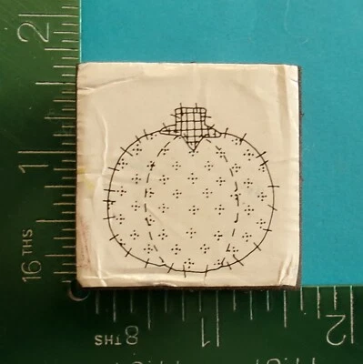 Carimbo de borracha PUMPKIN Halloween Ação de Graças montado em espuma - Imagem 1 de 2