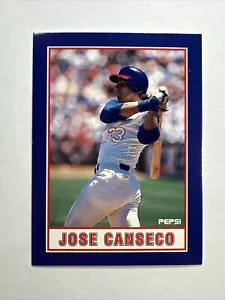 Jose Canseco ~ 1990 Pepsi Co. #2 of 10 ~🎖️RARE Oddball🎖️*Quantity* - Picture 1 of 2