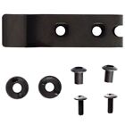 Premium Quality Stainless Steel Black Belt Clip with Stable Attachment