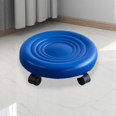 Low Rolling Stool with Swivel Caster Low Roller Seat for Sport Manicure - Image 1 of 2