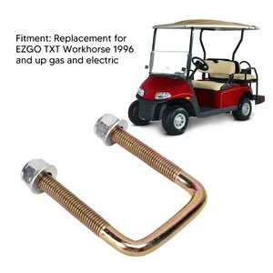 2pcs Cart Leaf Spring U Bolt With Screw Nut Steel Alloy 72618 G01 - Picture 1 of 12