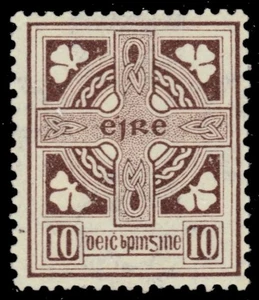 IRELAND 75 (SG81) - Celtic Cross "1922 Brown" (pb65670) NH - Picture 1 of 1