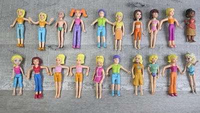 Vintage Mattel Polly Pocket & Misc HUGE LOT Of 20 Dolls g58 - Image 1 of 4