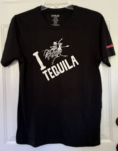 T-shirt Espolon Tequila Skelton media nera manica corta misto cotone adulto M - Foto 1 di 5